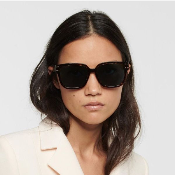 Christian Dior ディオール サングラス S7F/10A0 ブラック CHRISTIAN DIOR DIORSIGNATURE S7F SUNGLASSES 10A0 BLACK w/GRAY LENS