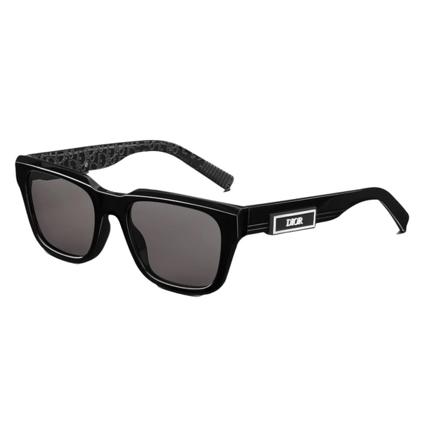 dior b 23 rectangular negro blanco clasico SUNLUX