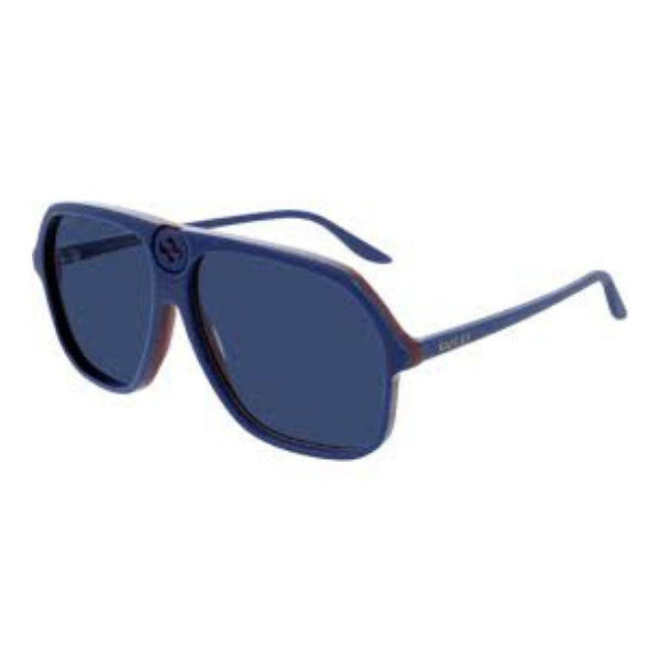 gg0734s 002 square aviator azul naranja