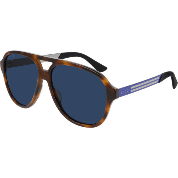 Gucci blue aviator sunglasses best sale