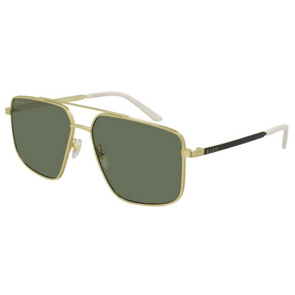 Gg0941S 002 Fashion Aviator Dorado Verde Clásico